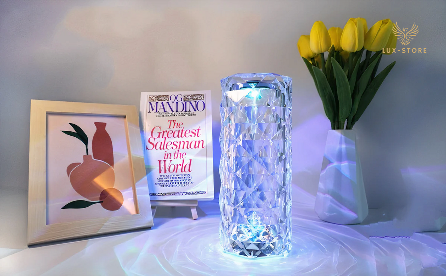 LED Crystal Table Lamp